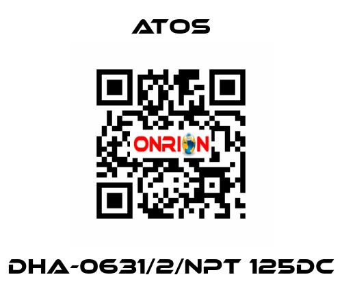 DHA-0631/2/NPT 125DC Atos