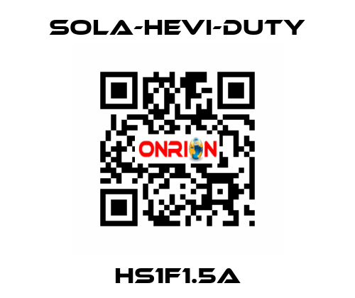 HS1F1.5A Sola-Hevi-Duty