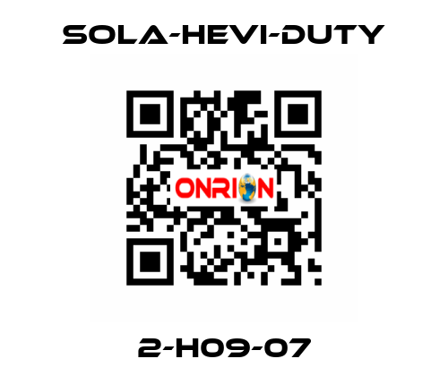 2-H09-07 Sola-Hevi-Duty