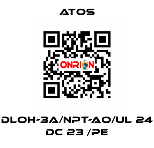 DLOH-3A/NPT-AO/UL 24 DC 23 /PE Atos