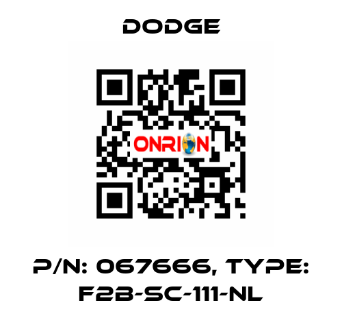 p/n: 067666, Type: F2B-SC-111-NL Dodge