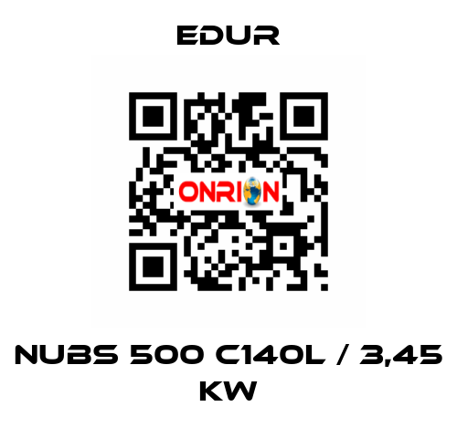 NUBS 500 C140L / 3,45 kW Edur