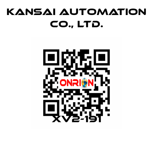 XV2-191 KANSAI Automation Co., Ltd.