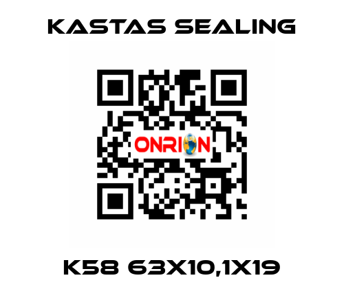 K58 63X10,1X19 Kastas Sealing