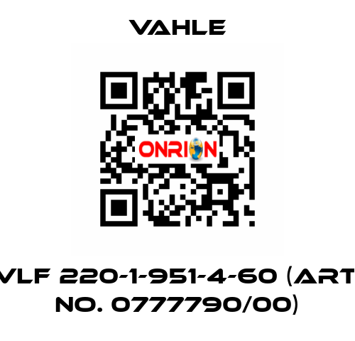 VLF 220-1-951-4-60 (Art. No. 0777790/00) Vahle