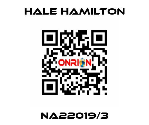 NA22019/3 HALE HAMILTON