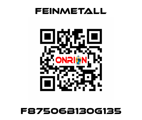 F87506B130G135 FEINMETALL