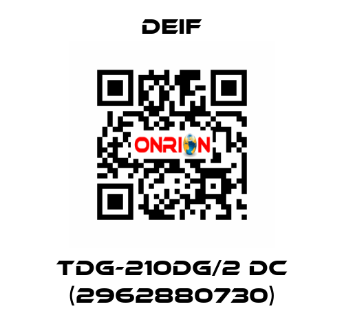 TDG-210DG/2 DC (2962880730) Deif