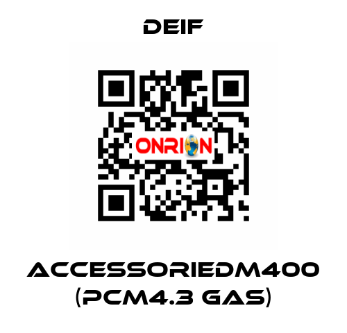 AccessorieDM400 (PCM4.3 GAS) Deif