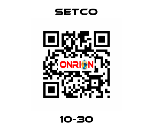 10-30 SETCO