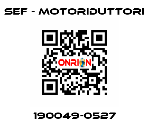 190049-0527 SEF - MOTORIDUTTORI