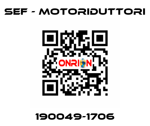 190049-1706 SEF - MOTORIDUTTORI