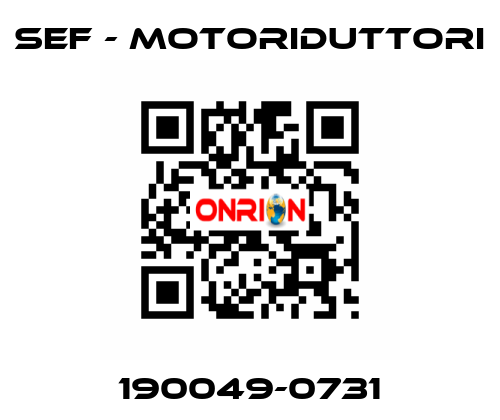 190049-0731 SEF - MOTORIDUTTORI