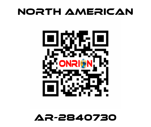 AR-2840730 NORTH AMERICAN