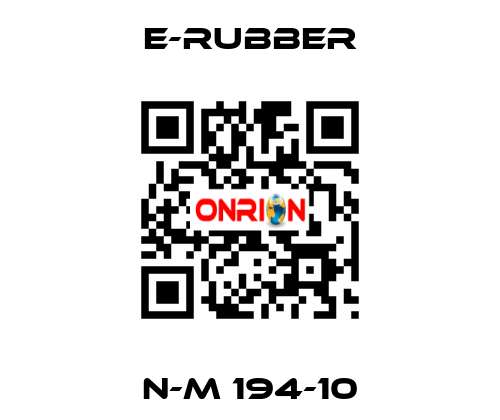 N-M 194-10 e-rubber