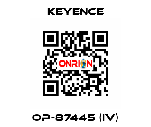 OP-87445 (IV) Keyence