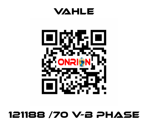 121188 /70 V-B Phase Vahle