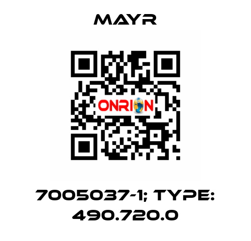 7005037-1; Type: 490.720.0 Mayr