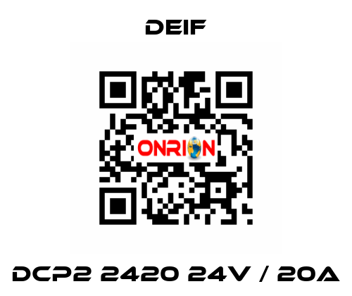 DCP2 2420 24V / 20A Deif