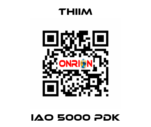 IAO 5000 PDK Thiim