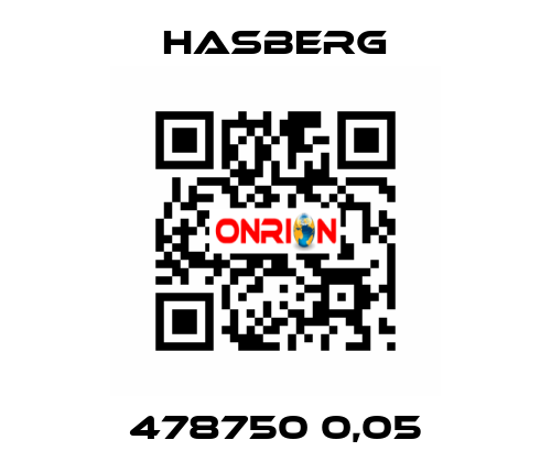 478750 0,05 Hasberg