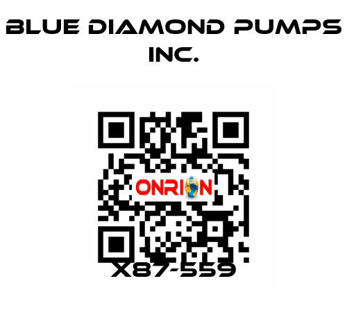 X87-559 Blue Diamond Pumps Inc.