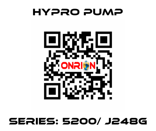 Series: 5200/ J248G Hypro Pump