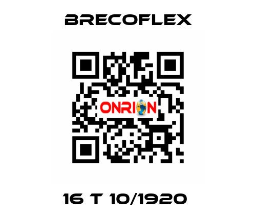 16 T 10/1920  Brecoflex