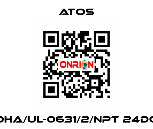 DHA/UL-0631/2/NPT 24DC Atos