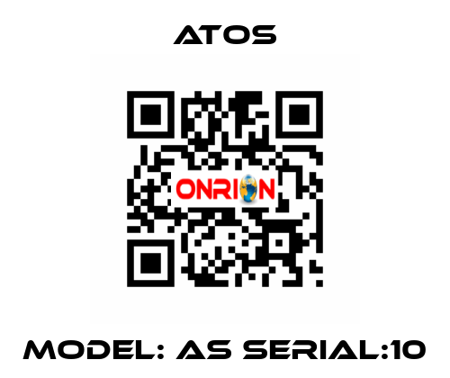 Model: AS Serial:10 Atos