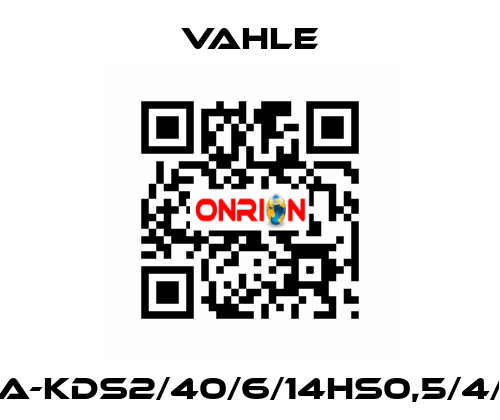 SA-KDS2/40/6/14HS0,5/4/6 Vahle