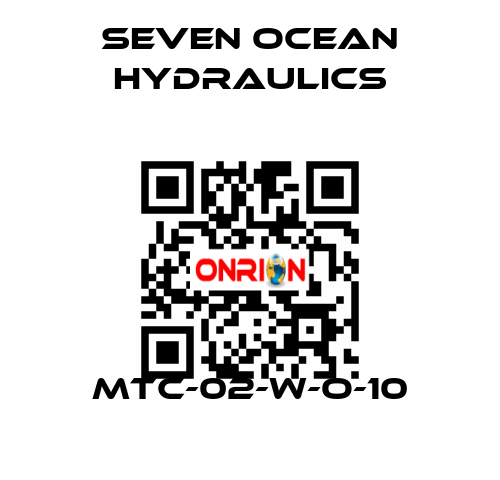 MTC-02-W-O-10 Seven Ocean Hydraulics