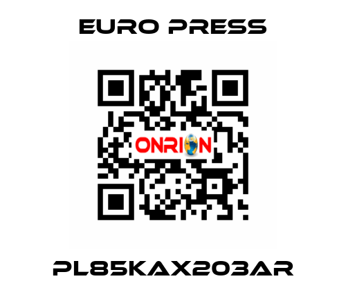 PL85KAX203AR Euro Press