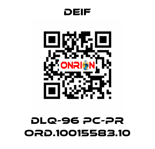 DLQ-96 pc-PR ord.10015583.10 Deif