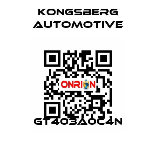 GT403A0C4N Kongsberg Automotive