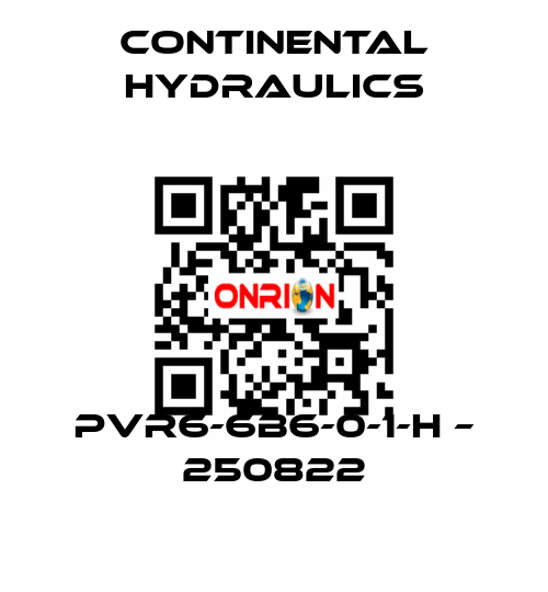 PVR6-6B6-0-1-H – 250822 Continental Hydraulics