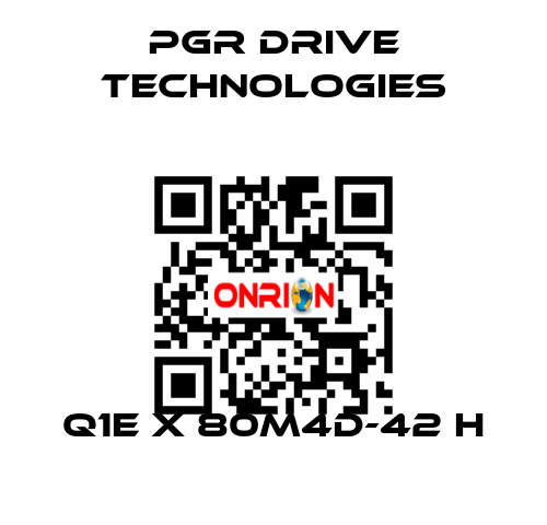 Q1E X 80M4D-42 H PGR Drive Technologies