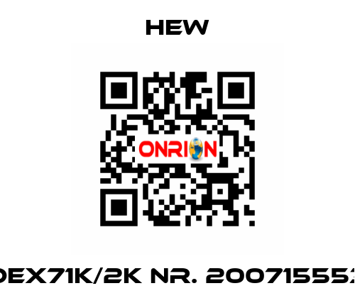 DEX71K/2K Nr. 200715553 HEW