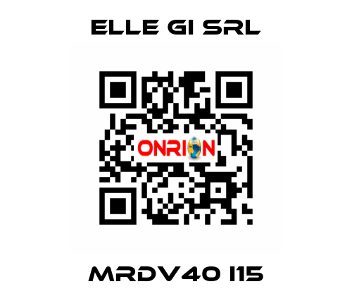 MRDV40 i15 ELLE GI SRL