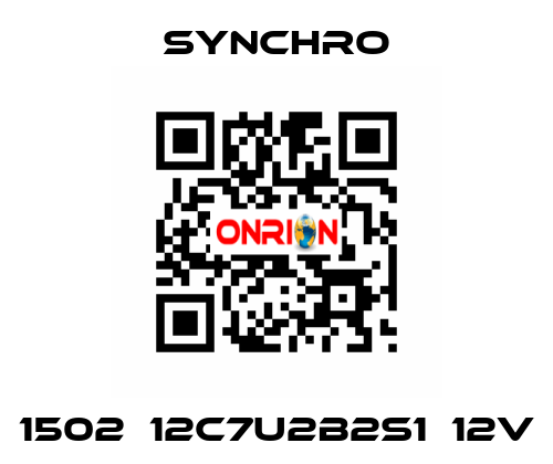 1502‑12C7U2B2S1‑12V SYNCHRO