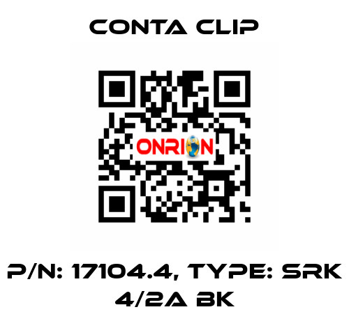 P/N: 17104.4, Type: SRK 4/2A BK Conta Clip