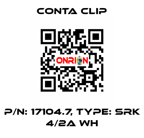 P/N: 17104.7, Type: SRK 4/2A WH Conta Clip