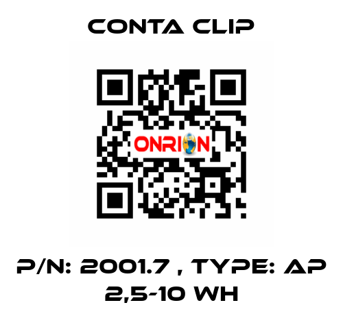 P/N: 2001.7 , Type: AP 2,5-10 WH Conta Clip