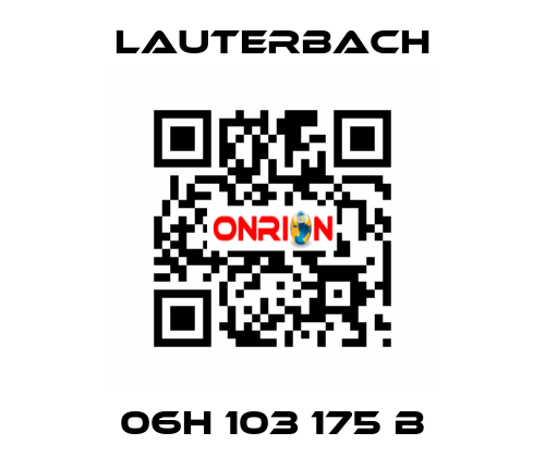 06H 103 175 B Lauterbach