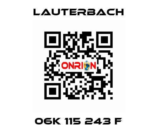 06K 115 243 F Lauterbach