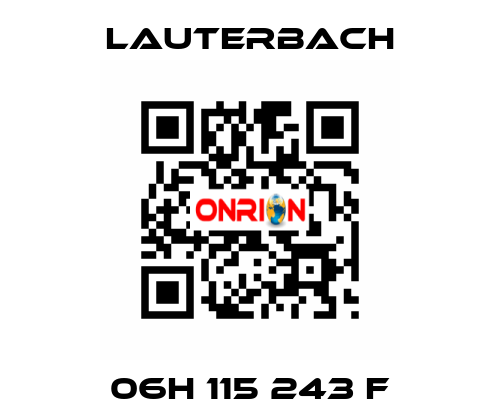 06H 115 243 F Lauterbach