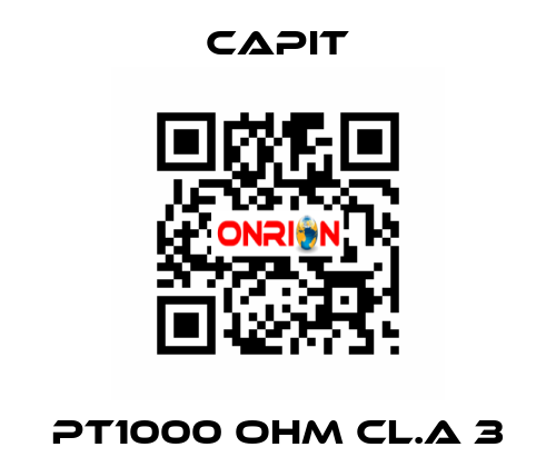 PT1000 OHM CL.A 3 Capit