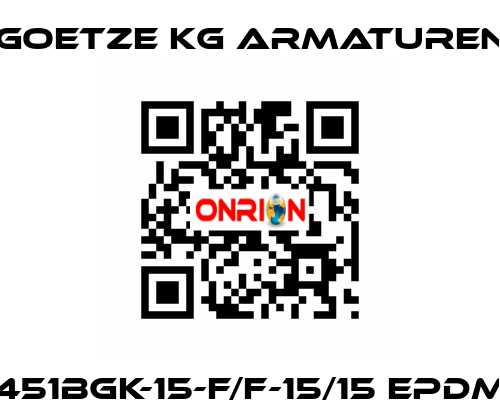 451bGK-15-f/f-15/15 EPDM Goetze KG Armaturen