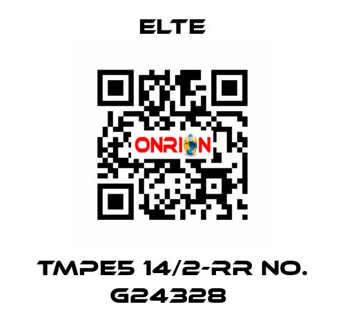 TMPE5 14/2-RR NO. G24328  Elte