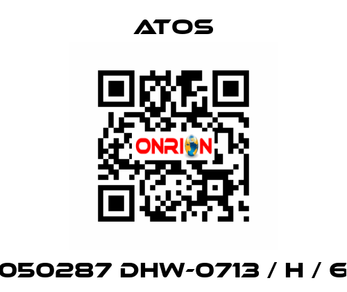 050287 DHW-0713 / H / 6 Atos